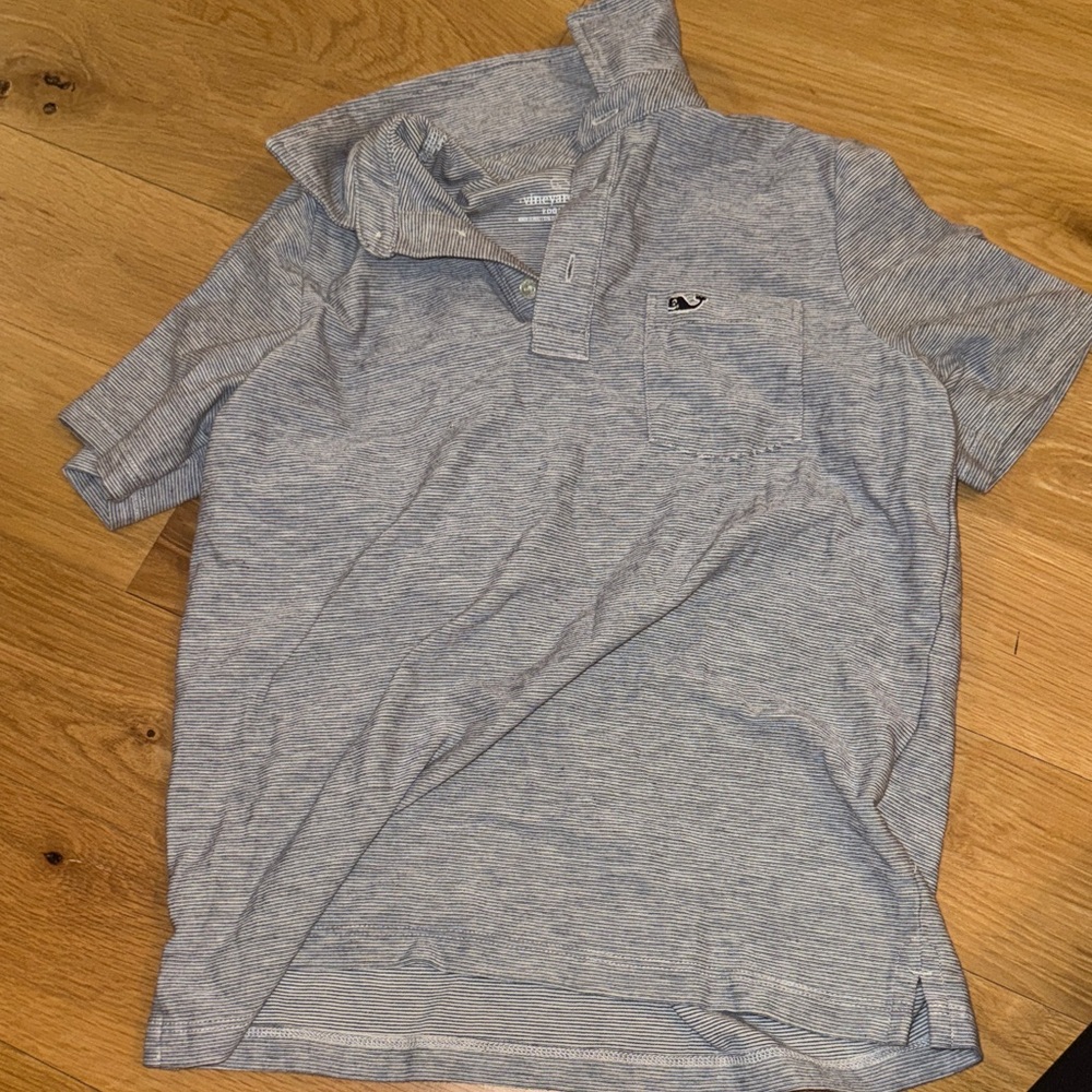 Boys vineyard vines  Gray Polo Shirt